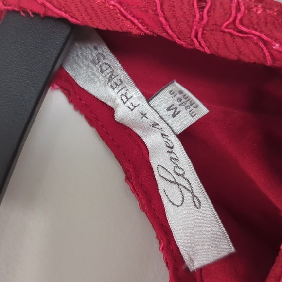 Lovers + Friends Red Lace Caspian Shift Dress - Picture 5 of 7